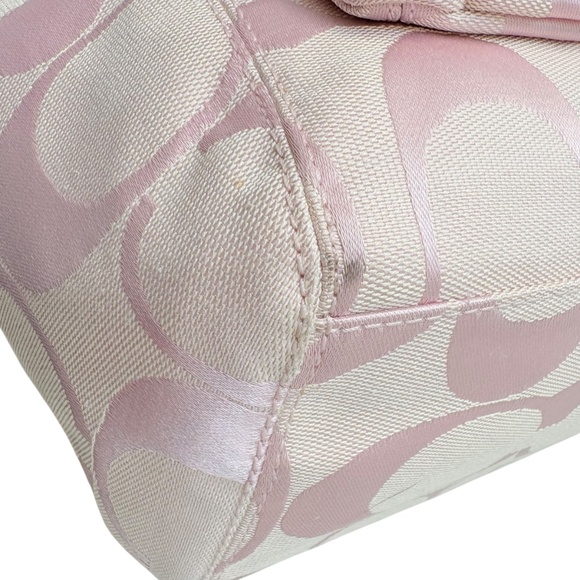 Coach F14659 Leah Signature pink Tote bag - Picture 12 of 15